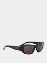 Balenciaga Black Rectangle Sunglasses