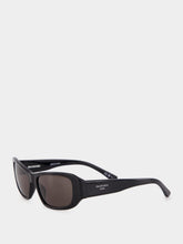 Balenciaga Black Rectangle Sunglasses