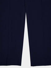 Gucci Blue Cotton Gabardine Pant with Web