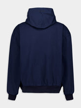 Balenciaga Blue Zip-Up Hoodie