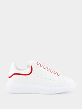 Alexander McQueen White and Red Leather Sneakers