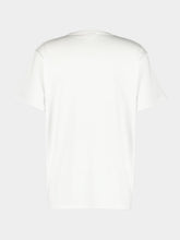 Alexander McQueen Logo Print White Cotton T-Shirt