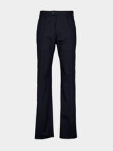 Alexander McQueen Navy Blue Chino Trousers