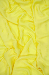Balenciaga Yellow Silk Midi Dress