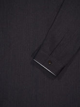 Gucci Dark Grey Wool Embroidered Shirt