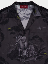 Gucci Flora and Fauna Print Silk Shirt
