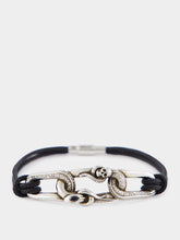 Alexander McQueen Snake and Skull Cord Bracelet