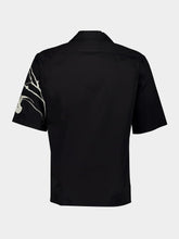 Alexander McQueen Black Flower Hawaiian Shirt