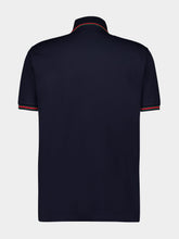 Gucci Dark Blue Embroidered Stretch Cotton Polo Shirt