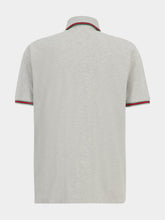 Gucci Grey Melange Stretch Cotton Polo