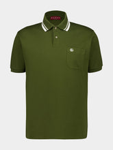 Gucci Forest Green Cotton Piqué Polo Shirt
