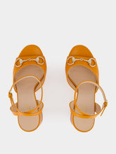 Gucci Tango Leather Horsebit Platform Sandal