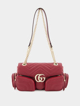Gucci Rosso Ancora GG Marmont Small Multi-Pocket Bag