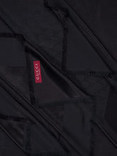 Gucci Black GG Silk Cotton Jacquard Shawl