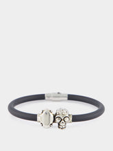 McQueen Knuckle Skull Rubber Bracelet