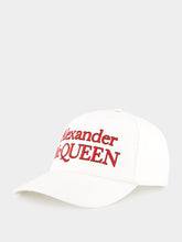 Alexander McQueen Bicolor Stacked Logo Cap