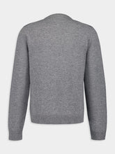 Gucci Grey Wool Sweater Gucci Intarsia
