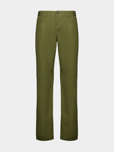 Saint Laurent Khaki Green Relaxed Slim Pants