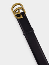 Black GG Marmont Wide Belt