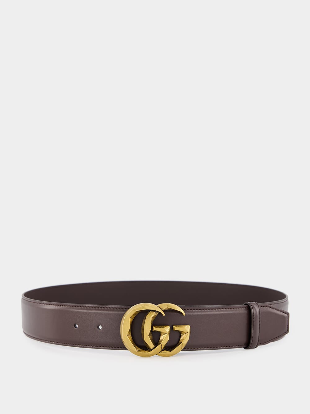 Gucci Dark Brown GG Marmont Wide Belt Fashion Clinic