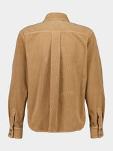 Beige Corduroy Overshirt