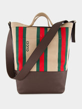 Gucci Large Tote Bag with Web Stripe