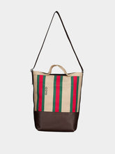 Gucci Large Tote Bag with Web Stripe