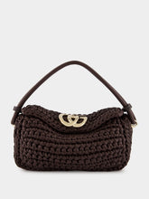 Gucci Double G Brown Small Top Handle Bag