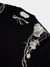 Alexander McQueen Black Floral Harness Jumper