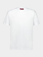 Gucci White Cotton T-Shirt with Embroidery