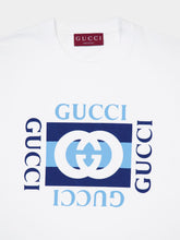 Gucci White Interlocking G Print Cotton T-Shirt