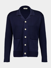 Piacenza 1733 Navy Blue Buttoned Overshirt