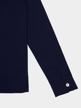 Piacenza 1733 Navy Blue Buttoned Overshirt