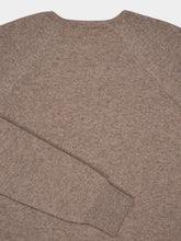 Saint Laurent Taupe Grey Cassandre Cashmere Sweater