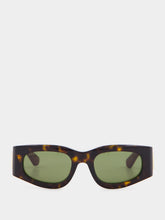 Gucci Shiny Dark Tortoiseshell Sunglasses