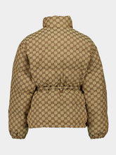 Gucci Beige GG Canvas Bomber Jacket