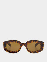 Gucci Tortoiseshell Geometric Frame Sunglasses