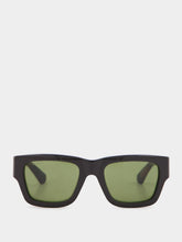 Gucci Tortoiseshell Rectangular Frame Sunglasses