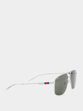 Gucci Silver Navigator Frame Sunglasses