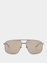 Gucci Dark Ruthenium Navigator Frame Sunglasses