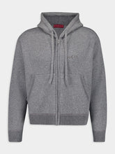 Gucci Grey Cashmere Wool Hooded Jacket
