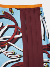 Gucci Belt Series Silk Midi Skirt