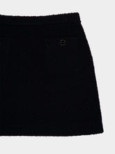 Gucci Black Wool Bouclé Mini Skirt