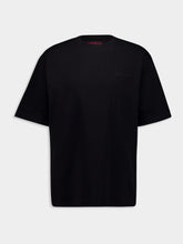 Gucci Black Cotton Jersey T-Shirt with Embroidery