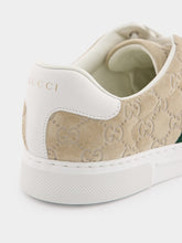 Gucci Oatmeal Suede Ace Sneaker with Web