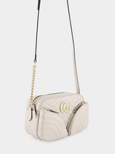 Gucci Ivory GG Marmont Small Shoulder Bag