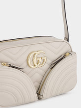 Gucci Ivory GG Marmont Small Shoulder Bag