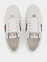 Gucci White Leather Screener Sneaker