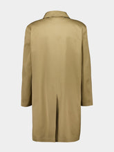 Saint Laurent Beige Cotton Gabardine Mackintosh Coat