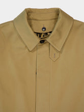 Saint Laurent Beige Cotton Gabardine Mackintosh Coat